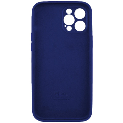Чохол для смартфона Silicone Full Case AA Camera Protect for Apple iPhone 12 Pro Max 39,Navy Blue - зображення 2
