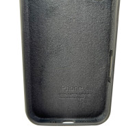 Чохол для смартфона Silicone Full Case AA Camera Protect for Apple iPhone 16 12,Dark Grey (Колір Dark Grey) - фото № 4