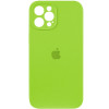 Чохол для смартфона Silicone Full Case AA Camera Protect for Apple iPhone 12 Pro 24,Shiny Green