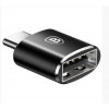 Адаптер Baseus USB Female To Type-C Male Adapter Converter Black - № 2