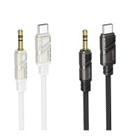 Перехідник BOROFONE BL22 Dignity digital audio conversion cable Type-C Black (Колір 7073) - фото № 4
