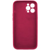 Чохол для смартфона Silicone Full Case AA Camera Protect for Apple iPhone 12 Pro Max 35,Maroon - зображення 2