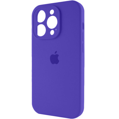 Чохол для смартфона Silicone Full Case AA Camera Protect for Apple iPhone 13 Pro 22,Dark Purple - зображення 2