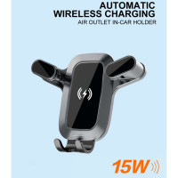 Автотримач для телефона з БЗП WUW-Z29 Black (Колір Черный) - фото № 6