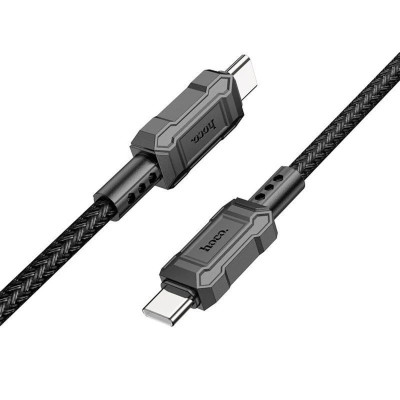Кабель HOCO X94 Leader 60 Вт, зарядный кабель для передачи данных от Type-C до Type-C, черный (6931474794321) - изображение 2