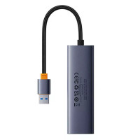USB-хаб Baseus UltraJoy Series 4-Port HUB Space Grey（USBA to USB3.0*4） (Цвет Space Gray) - фото № 5