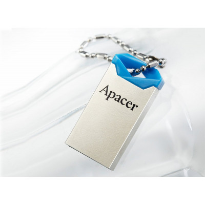 Flash Apacer USB 2.0 AH111 64GB Blue (AP64GAH111U-1) - зображення 1