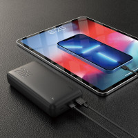 Зовнішній акумулятор HOCO J87A Tacker PD20W+QC3.0 power bank(20000mAh) Black (Цвет 7073) - фото № 5