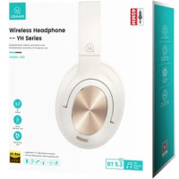 Бездротові навушники USAMS-YH21 Wireless Headphone-- YH Series BT5.3 beige (Колір Beige) - фото № 4