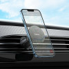 Автотримач для телефона HOCO H12 Fine jade ring magnetic car holder(air outlet) Black (Черный)- № 6