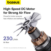 Портативний насос  для матраців Baseus PocketGo Portable Air Pump Stellar White (Цвет 7068) - фото № 6