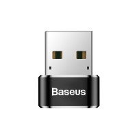 Адаптер Baseus USB Male To Type-C Female Adapter Converter Black (Колір Черный), Атикул k589 |  купить на VILKI.NET - фото № 1