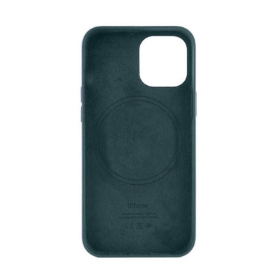 Чохол для смартфона Leather AAA Full Magsafe IC for iPhone 15 Pro Max Indigo Blue - изображение 2