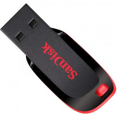 Flash SanDisk USB 2.0 Cruzer Blade 16Gb Black/Red - изображение 4