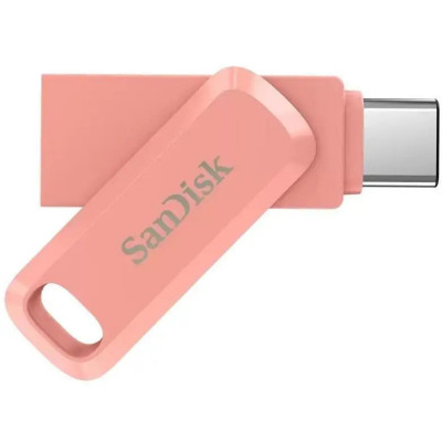 Flash SanDisk USB 3.1 Ultra Dual Go Type-C 128Gb (150 Mb/s) Peach - зображення 2