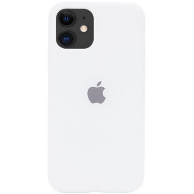 Чохол для смартфона Silicone Full Case AA Open Cam for Apple iPhone 11 кругл 8,White - зображення 1