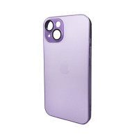 Чохол для смартфона AG Glass Matt Frame Color Logo for Apple iPhone 15 Light Purple
