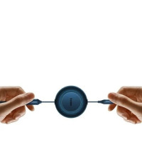 Кабель Baseus Bright Mirror 2 Series Retractable 3-in-1 Fast Charging  Data Cable Type-C to M+L+C 100W 1.1m Blue (Цвет Синий) - фото № 7