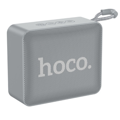 Портативна колонка HOCO BS51 Gold brick sports BT speaker Grey - зображення 1
