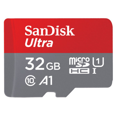 microSDHC (UHS-1) SanDisk Ultra 32Gb class 10 A1 (120Mb/s) - изображение 1