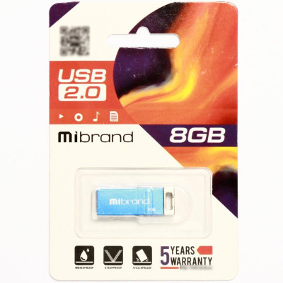 Flash Mibrand USB 2.0 Chameleon 8Gb Blue - изображение 2