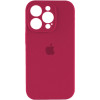 Чохол для смартфона Silicone Full Case AA Camera Protect for Apple iPhone 13 Pro Max 35,Maroon