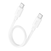 Кабель HOCO X96 Hyper 60W fast charging data cable Type-C to Type-C (L=0.25M) White