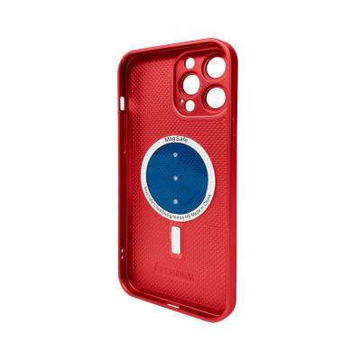 Чохол для смартфона AG Glass Matt Frame Color MagSafe Logo for Apple iPhone 13 Pro Max Cola Red (AGMattFrameMGiP13PMRed) - зображення 2