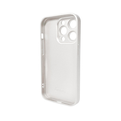 Чохол для смартфона AG Glass Matt Frame Color Logo for Apple iPhone 14 Pro Pearly White (AGMattFrameiP14PWhite) - зображення 2