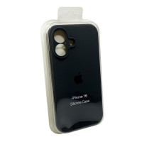 Чохол для смартфона Silicone Full Case AA Camera Protect for Apple iPhone 16 12,Dark Grey (Колір Dark Grey) - фото № 2