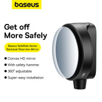 Дзеркало заднього виду Baseus SafeRide Series Backseat Rearview Mirror（1PCS）Cluster Black  - фото № 8