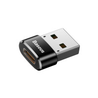 Адаптер Baseus USB Male To Type-C Female Adapter Converter Black (Колір Черный) - фото № 3