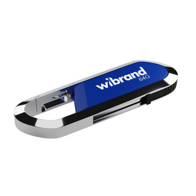Flash Wibrand USB 2.0 Aligator 64Gb Blue - зображення 1