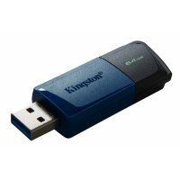 Флеш-накопичувач Kingston USB 3.2 DT Exodia M 64GB Black/Blue (Колір Black/Blue) - фото № 4
