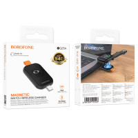Бездротовий зарядний пристрій BOROFONE BQ25A Wireless charger for iWatch metal Gray (Колір Metal Gray) - фото № 2