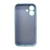 Чохол для смартфона Silicone Full Case AA Camera Protect for Apple iPhone 16 27,Mist Blue (Mist Blue)- № 3