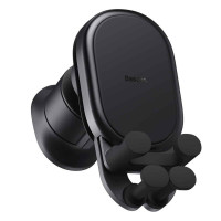 Автотримач для телефона з БЗП Baseus Stable Gravitational Wireless Charging Car Mount Pro 15W (Air Outlet Version) Black , Атикул k40155 |  купить на VILKI.NET - фото № 1