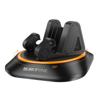 Автотримач для телефона BOROFONE BH116 Vicktory car holder for dashboard Black (Колір 7073) - фото № 2