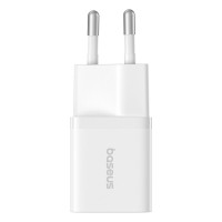 Мережевий зарядний пристрій Baseus GaN5 Fast Charger (mini) 1C 25W EU Moon White (with: Baseus Dynamic 3 Series Fast Charging Data Cable Type-C to Typ (Цвет Moon-White) - фото № 3