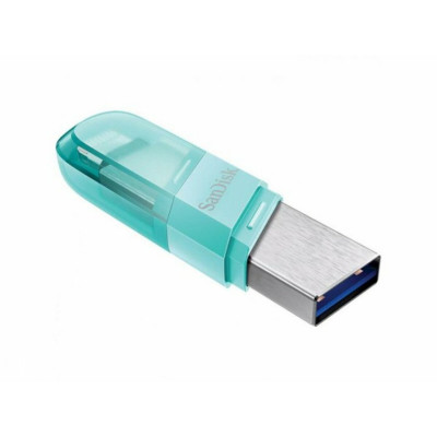 Flash SanDisk USB 3.1 iXpand Flip 128Gb Lightning Apple Ice Mint - зображення 1