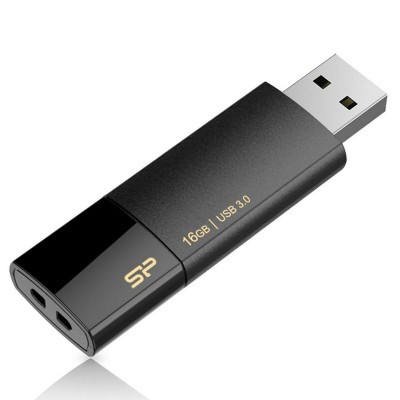 Flash SiliconPower USB 3.0 Blaze B05 16Gb Black - изображение 1