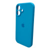 Чохол для смартфона Silicone Full Case AA Camera Protect for Apple iPhone 16 44,Light Blue (Light Blue)- № 5