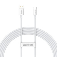 Кабель Baseus Superior Series Fast Charging Data Cable USB to Type-C 100W 2m Moon White
