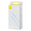 Кабель Baseus Jelly Liquid Silica Gel Fast Charging Data Cable Type-C to iP 20W 1.2m Blue (Синий)- № 2