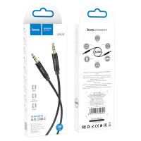 Аудiокабель HOCO UPA19 AUX audio cable (L=2M) Black (Колір 7073) - фото № 2