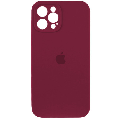 Чохол для смартфона Silicone Full Case AA Camera Protect for Apple iPhone 11 Pro Max 35,Maroon - изображение 1