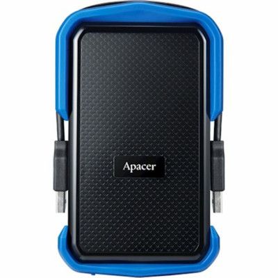 PHD External 2.5'' Apacer USB 3.1 AC631 1TB Black/Blue (цветная коробка) (AP1TBAC631U-1) - изображение 1