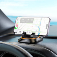 Автотримач для телефона BOROFONE BH116 Vicktory car holder for dashboard Black (Колір 7073) - фото № 7