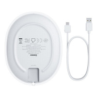 Бездротовий зарядний пристрій Baseus Jelly wireless charger 15W White (Колір Білий) - фото № 3