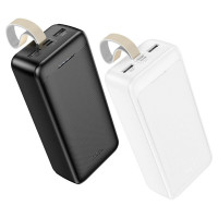 Зовнішній акумулятор HOCO J111B Smart charge power bank(30000mAh) White (Цвет Білий) - фото № 3